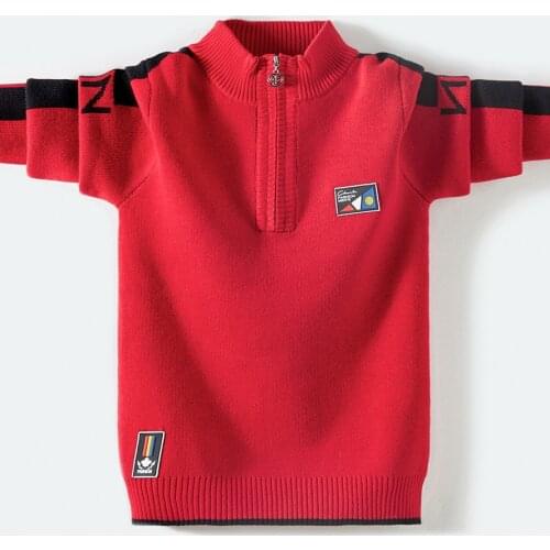 Childrens sweater Keep warm in winter New Cotton Clothing pullover Sweater boys clothes Childrens clothing knitted sweater