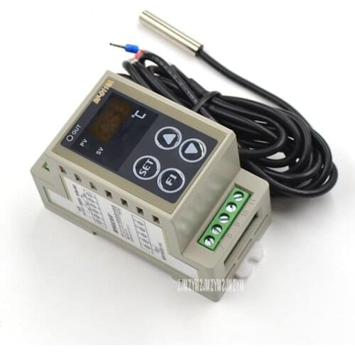 BF-D110A Thermostat Guideway Type Temperature Controller Solar Energy Digital Display Thermostat Control Temperature Regulator