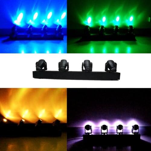 Hot sale LED four head beam moving head light 4x10W RGBW effect music party dance hall bar DJ stage light