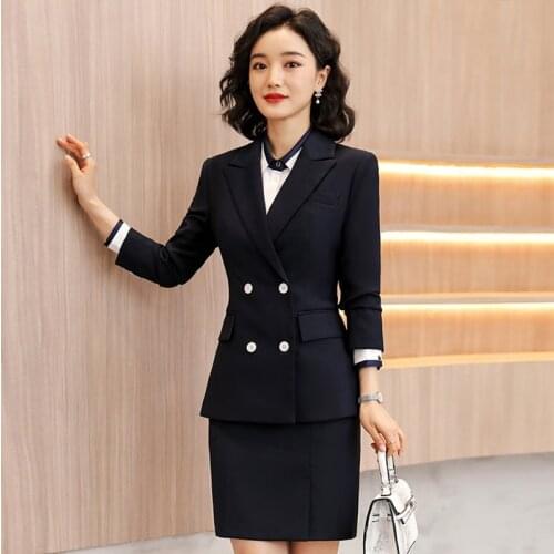 2020 New Classical OL Clothing,Woman Suit Skirt Set,Interview Business Meeting Formal Clothing