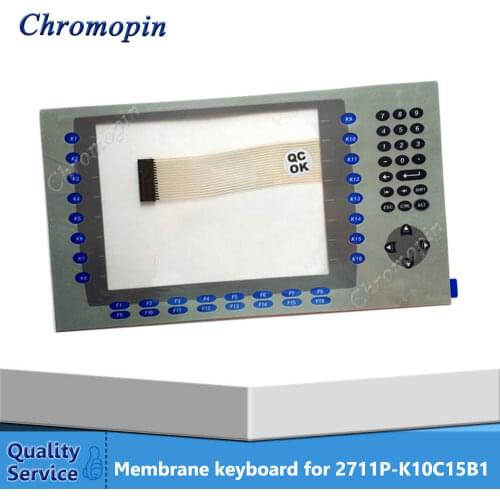 Membrane keyboard switch for AB 2711P-K10C15B1 2711P-K10C15B2 2711P-K10C15D1 2711P-K10C15D2 PanelView Plus 1000 Membrane keypad