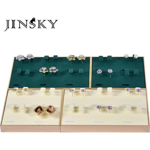 Metal frame jewelry, watch goods, jewelry shooting props, ear studs, display microfiber creative jewelry tray