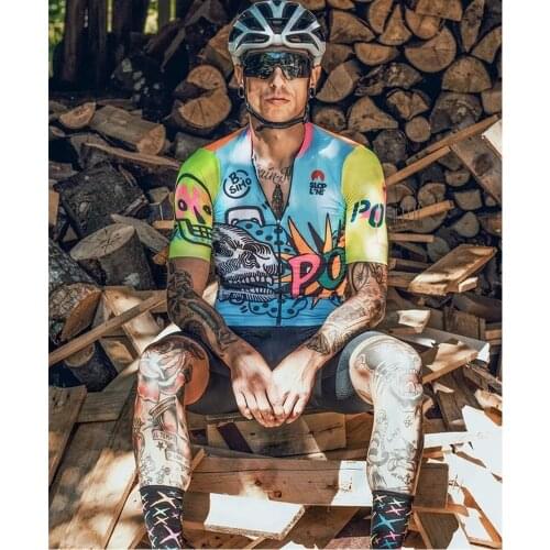 Slopine men summer jersey sets bike clothing maillot ciclismo ropa cycling wear maillot hombre bycicle wear mtb bib short set