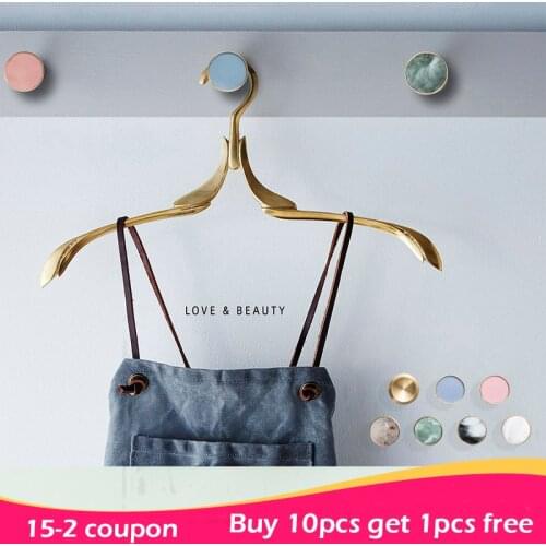 Nordic Pastoral Decor Wall hook Clothes hanger & Towel & coat&Robe hook clothes hat bag hooks Wall-mounted Hanger 1PCS