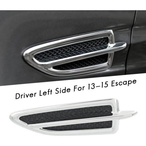 New Front Side Fender Vent Emblem Molding Trim Decoration Driver Left Side for Ford 13-15 Escape CJ5Z16228AA