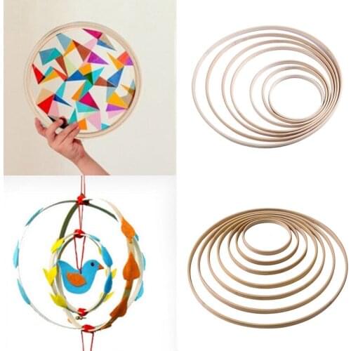 10-29cm DIY Embroidery Hoop Art Craft Cross Stitch Tools Chinese Traditional Round Bamboo Frame Sewing Tools Embroidery Hoops