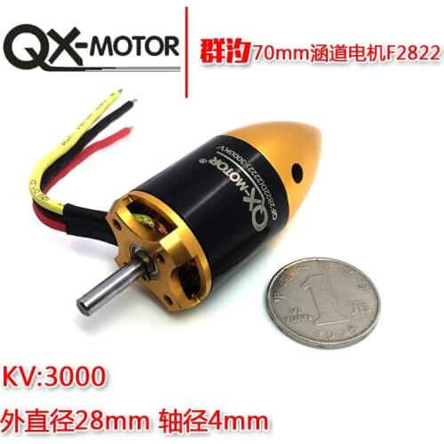 QX-motor QF2822D(2222) 3000KV Brushless Motor for 70MM Duct Fan EDF