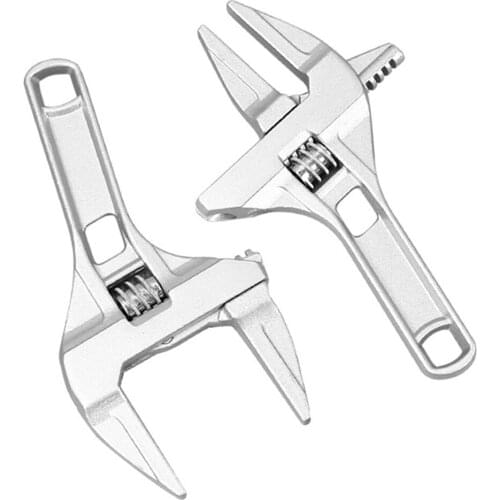 Adjustable Spanner Large Mouth Universal Key Nut Wrench Pipe Bathroom 6-68mm Wrench Home Hand Tools