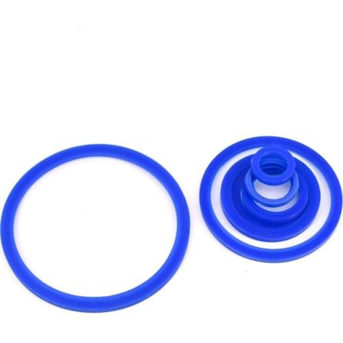 5 PCS Fit 19-108mm OD Welding SMS Union Blue Silicone Gasket Washer Sealing Ring Homebrew Repair Repacement