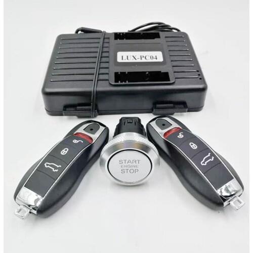 For Porsche Cayenne Year 2006-2010 Add Push Button Start Stop System PKE Keyless Entry System Remote Start Plug and Play Type