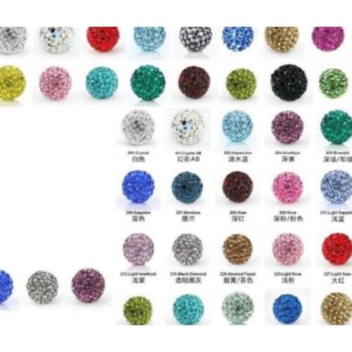 Mixed 8mm 100pcs/pack white black crystal Crystal beads gift necklace Bracelet accessories hfr2