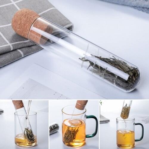 Glass Tea Infuser Creative Pipe Glass Design Tea Strainer For Mug Fancy Filter For Puer Tea Herb Tea Tools Accessories