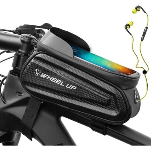 Rainproof Saddle Bag Bike Phone Holder Cycling Handlebar Tool Box With Lid Fixture Bicycle Urban Steering Wheel Mtb Accessories