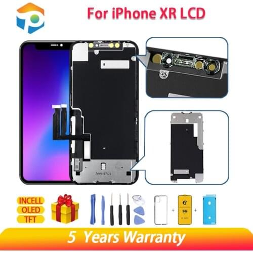 Wholesale AAA 100%New LCD for iPhone XR Display Screen Touch With Metal Display For iPhone XR LCD Replacement Screen