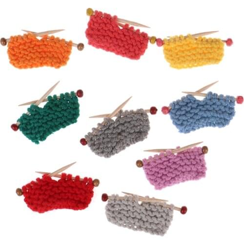 1:6 1:12 Dollhouse Miniature Accessories New Clothes Sweater for Mini Doll Knitted Woven Tops