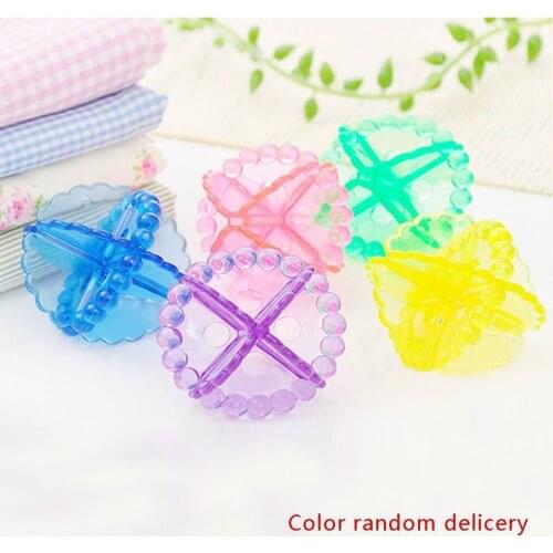 1pc Magic Laundry Ball For Household Cleaning Washing Machine Softener Strong Decontamination Solid Cleaning Balls Random Colors
