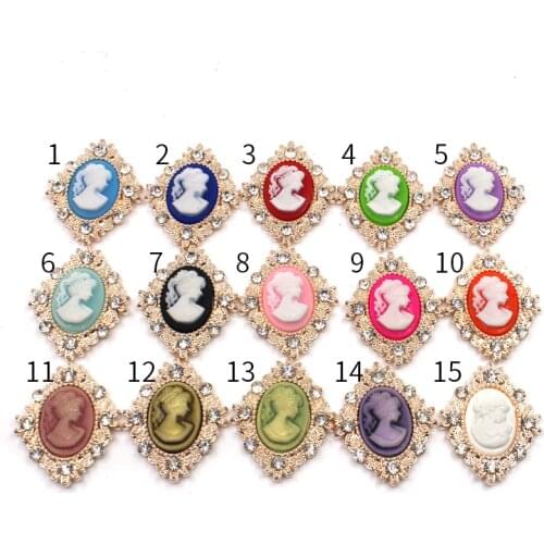 10Pcs Silver Alloy Oval European And American Style Pearl Pendant DIY Jewelry Brooch Jewelry Accessories 25x30mm