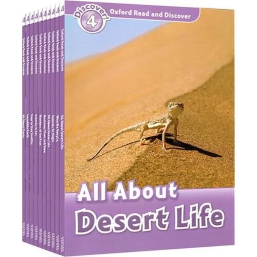 20 Pcs/Set Oxford Read and Discover/Imagine Level 4 English Reading Books Phonics English Story Picture Book