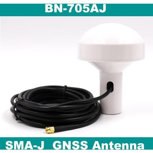 BEITIAN GNSS Antenna, 2.8V-5.0V, 5m RG58 Cable, SMA-J Connector, BDS GALILEO GLONASS GPS Antenna, BN-705AJ