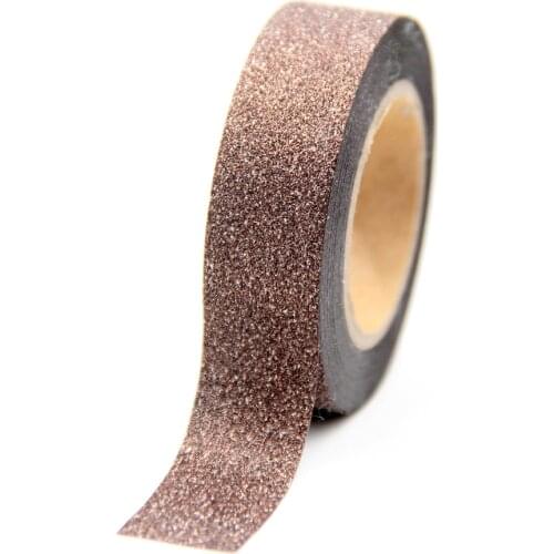 A92 10pcs/lot Glitter Washi Tape Stationery Scrapbooking Decorative Adhesive Tapes DIY Color Masking Tape School Supplies
