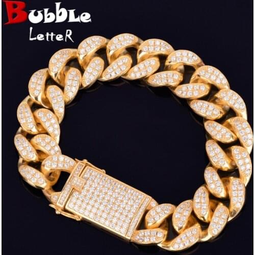 Bubble letter Wide Bracelets