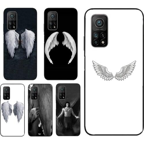 Angel Wings Painting Phone Case For Xiaomi Mi 10T Pro 11 Lite Ultra Mi A3 Note 10 POCO X3 M3 Pro F1 F2 F3 Cover