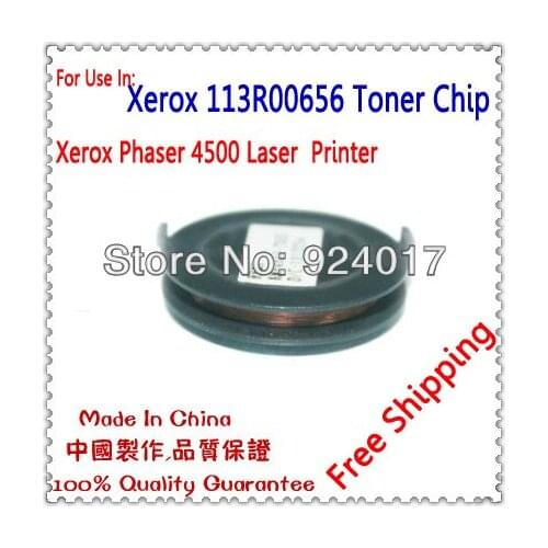 For Xerox Phaser 4500 Printer Toner Cartridge Chip,For Xerox 113R00657 113R657 113R00656 113R656 Refill Toner Chip,18K