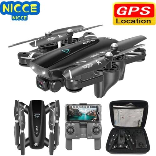 S167 GPS Drone With Camera 5G RC Quadcopter Drones HD 4K WIFI FPV Foldable Off-Point Flying Video Dron Helicopter Toy