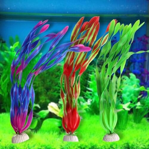 35cm hieght Multi Colors Artificial Fish Tank Aquarium Simulated Water Plastic Plant Aquarium Decoration