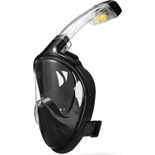 Diving Mask Underwater Anti fog Panoramic Full Face Snorkel Women Men Swimming Snorkeling Mask Scuba Goggles Camera Mount