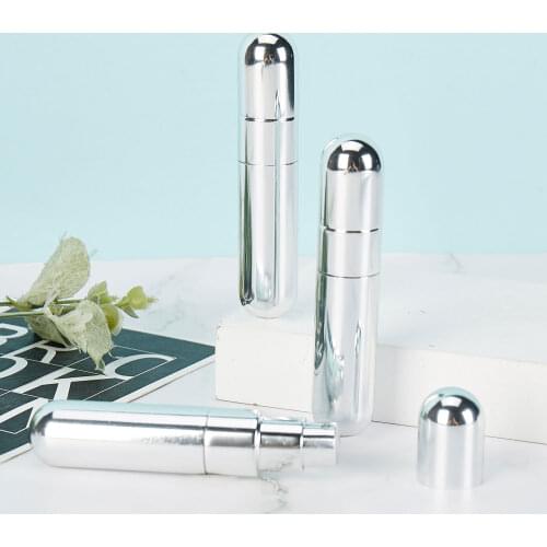 MUB 10ml Mini Spray Perfume Bottle Atomizer Aluminum Spray Pump Bottle for Travel Refillable Empty Bottles Cosmetic Container