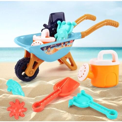 Summer Beach Tools Set Sand Playing Toys Kids Fun Water Beach Seaside Tools Gifts Beach Sand toys Sandglass Shovel Tool Детские