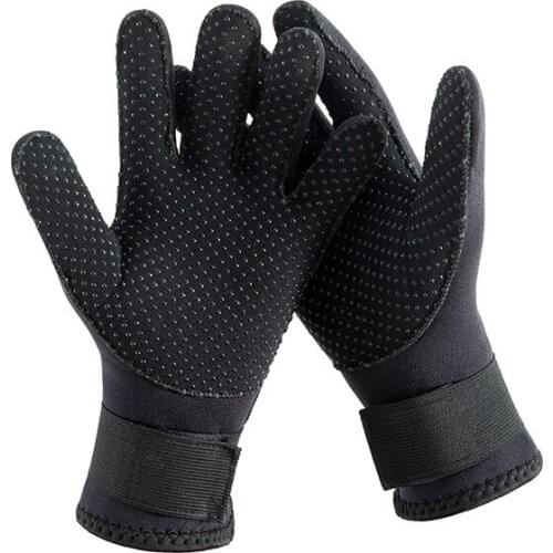 3MM diving gloves men winter swimming fishing non-slip wear-resistant stab-resistant diving gloves warm and cold wetsuit