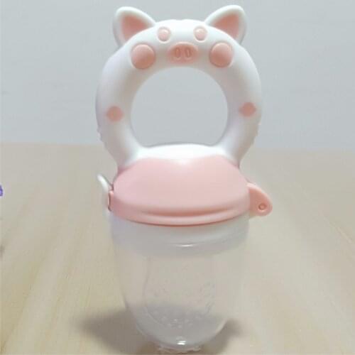 New Pig Style Feeder Food Fruit and Vegetable Fruit Feeding To Bite Baby Teether to Chew Chewing Enjoyed Fruit Side Dish Teether