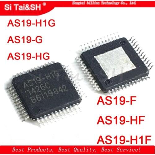 5PCS AS19-H1G AS19-G AS19-HG AS19-F AS19-HF AS19-H1F QFP new original