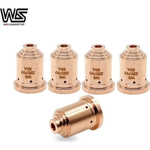 Plasma cutter gouging nozzle 220797 WS 5pcs fitting in 65/85/105 Cutting Torch Consumables replacement