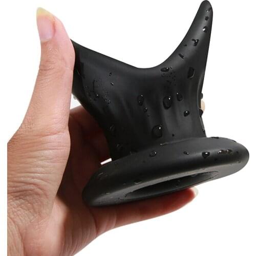 Hollow Anal Plug Anus Dilator Silicone Anal Expander Speculum Unisex Opening Butt Plug Adult Sex Toys For Men Prostate Massager