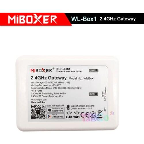 Miboxer WL-Box1 2.4GHz Gateway Wifi controller DC5V compatible with IOS/Andriod system Wireless APP Control for led strip light