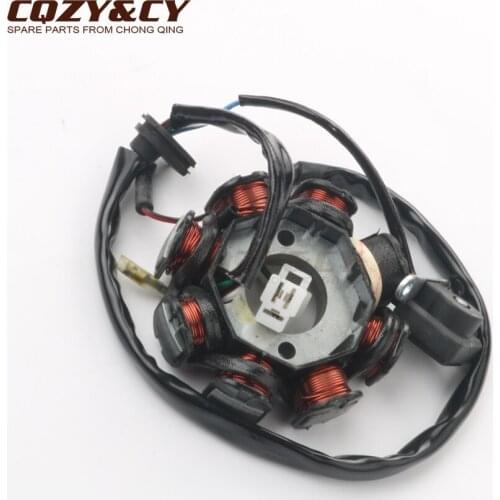 Scooter Ignition Stator 8 coils for GY6 50cc 139QMA 139QMB 4 stroke