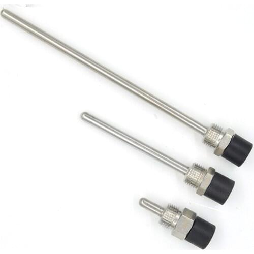 Stainless steel temperature measuring blind pipe/water tank Waterproof casing 4 screw temperature sensor pipe D7mm for Sensor