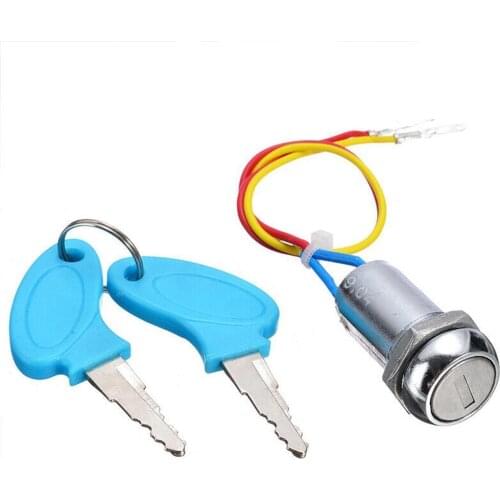 1 Set 2 Ignition Switch Lock Scooter Bike For Electrical System Motorcycle Moped Dolphin Ignition Key Switch Electric Door Lock