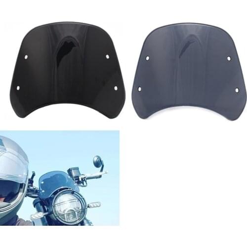 1pcs Motorcycle ABS Plastic Front Windshield Headlight Protector Windscreen Wind Deflector For Benelli Leoncino 500