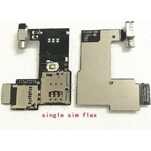 100pcs For Motorola for Moto G2 XT1068 XT1069 G 2nd SIM Card+Micro SD Memory Slot Tray Holder Reader Flex Cable Board