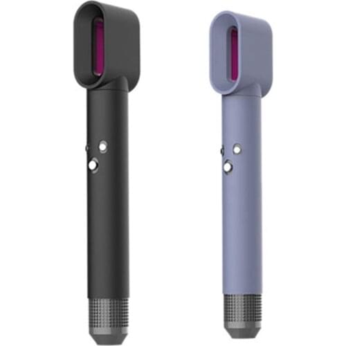 2PCS Cover Case for Dyson Airwrap Styler & Pre-Styling Dryer Accessories Hair Dryer Protective Cover, Black & Lavender