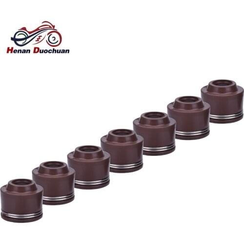16pc 4.5mm Motorcycle Engine Valve Stem Oil Seal For Honda VFR400 NC30 VFR30 VFR 400 For Yamaha FZ400 FZR400 1WG FZ FZR 400