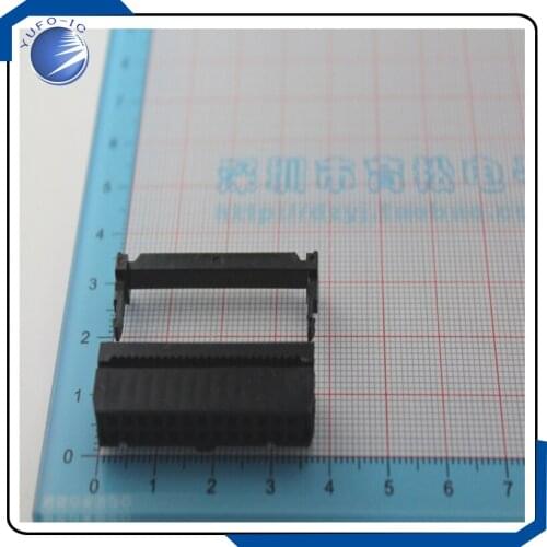 5PCS/LOT 30PIN ISP JTAG plug connector plug horn cable wire head FC-30P 2.54MM pitch IDC Socket