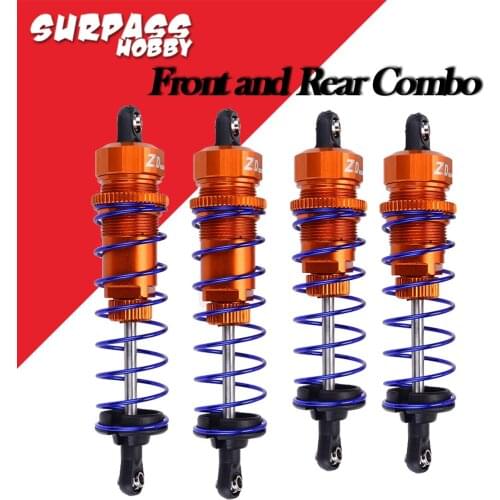 SURPASS HOBBY 4PCS Shock Absorber 92mm 105mm Oil Absorber Damper Suspension for 1/10 RC Car Buggy Truck Crawler Scx10 Traxxas