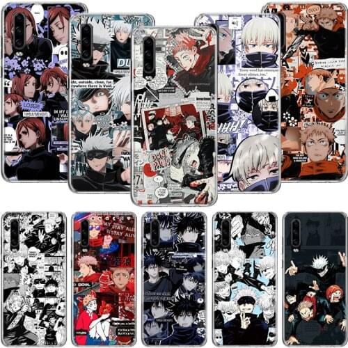 Hot Jujutsu Kaisen Anime Phone Case For Huawei P30 P40 P20 P10 Mate 20 10 30 Lite Pro P Smart Z Plus Printing Cover Coque Shell