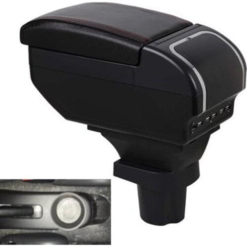 For suzuki liana armrest box central Store content Storage box armrest box with cup holder ashtray 9USB interface