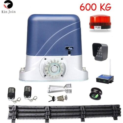 KINJOIN 600KG Electric Gear Motors Automatic Sliding Gate Opener Nylon Rack AC Place An Order